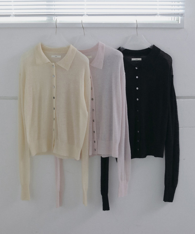 11月上旬～下旬頃入荷予定【ànuke / アンヌーク】Over Knit Shirts / オーバーニットシャツ