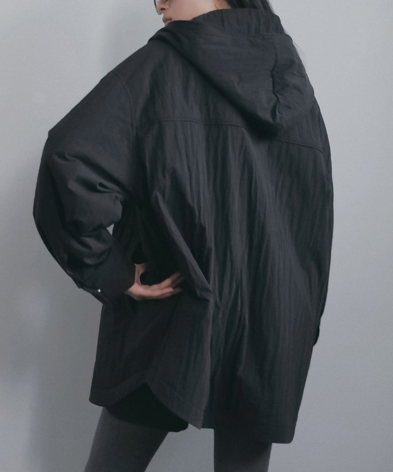 12月上旬～12月下旬頃入荷予定【ànuke / アンヌーク】Padded Hoodie Shirts / パデッドフーディーシャツ
