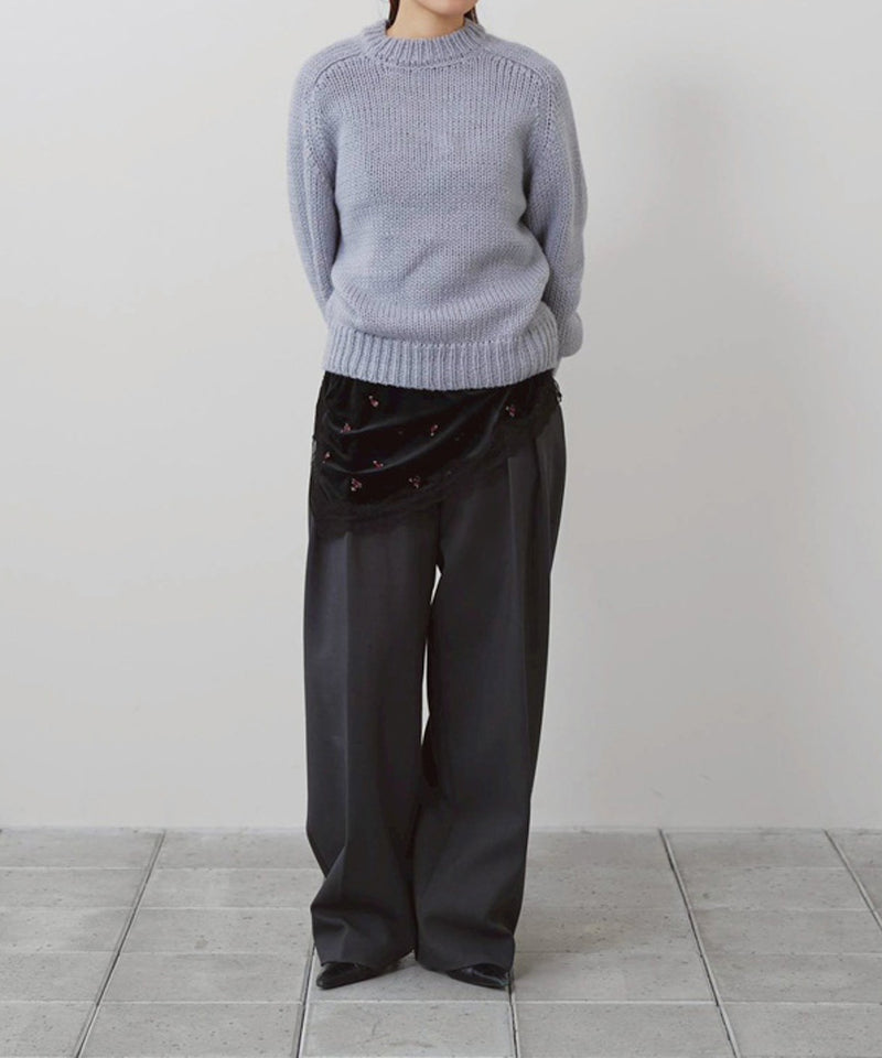 【TODAYFUL / トゥデイフル】Petit Flower Velour Tunic / プチフラワーベロアチュニック