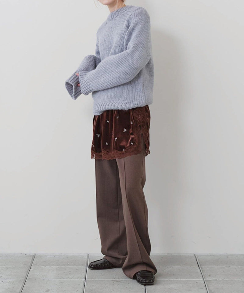 【TODAYFUL / トゥデイフル】Petit Flower Velour Tunic / プチフラワーベロアチュニック