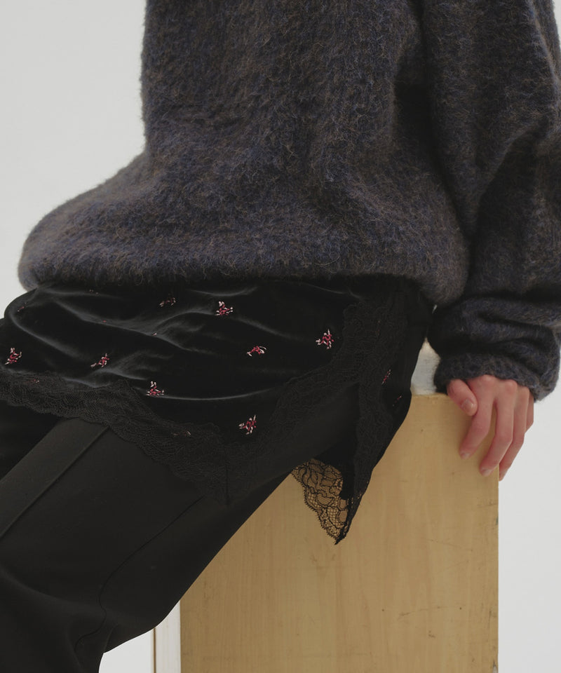 【TODAYFUL / トゥデイフル】Petit Flower Velour Tunic / プチフラワーベロアチュニック