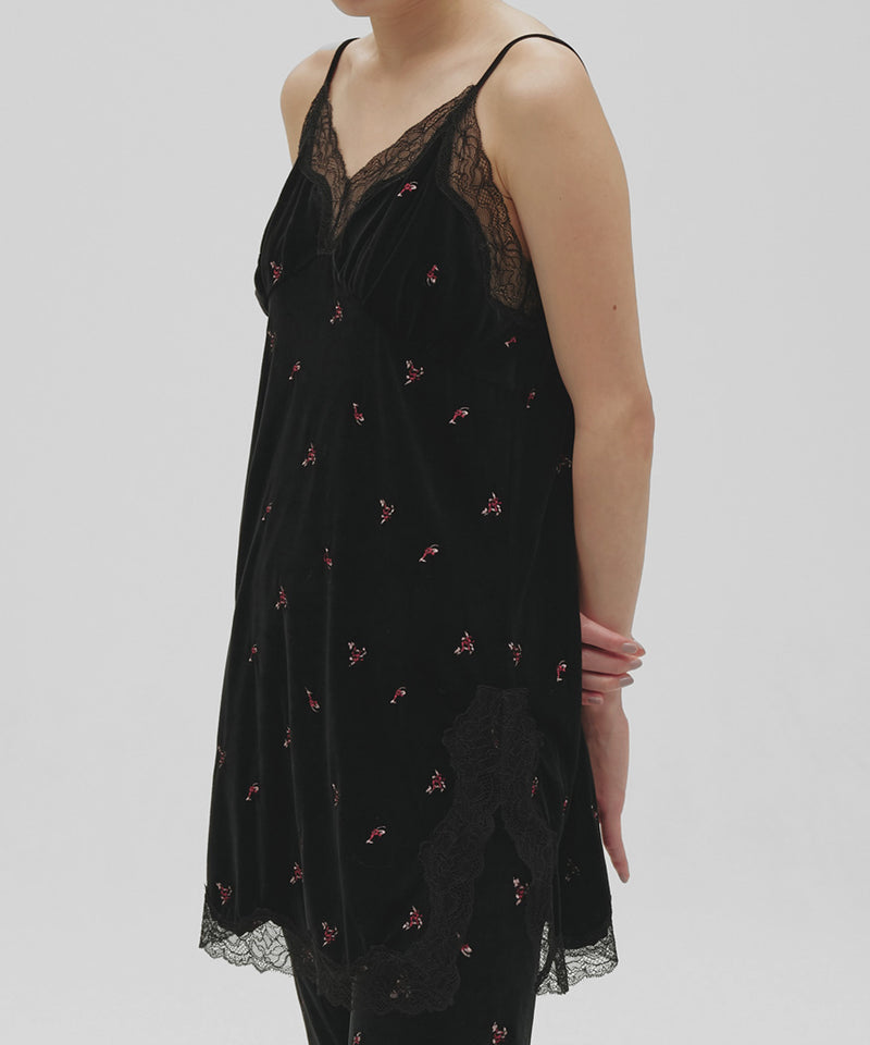 【TODAYFUL / トゥデイフル】Petit Flower Velour Tunic / プチフラワーベロアチュニック