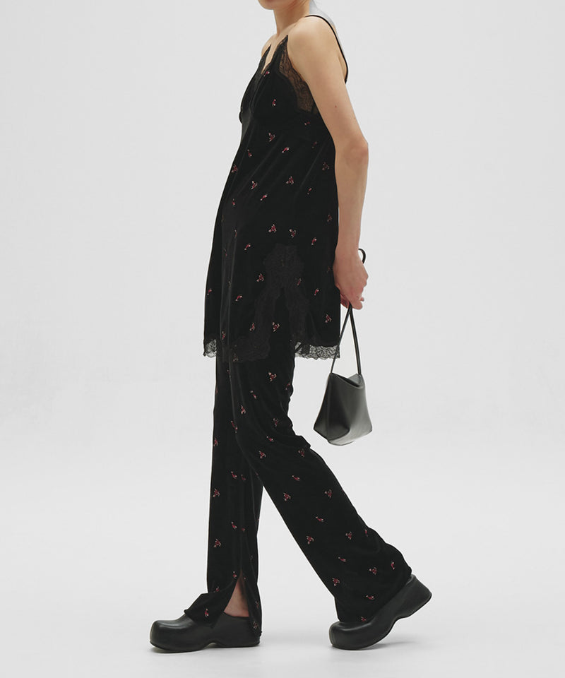 【TODAYFUL / トゥデイフル】Petit Flower Velour Tunic / プチフラワーベロアチュニック
