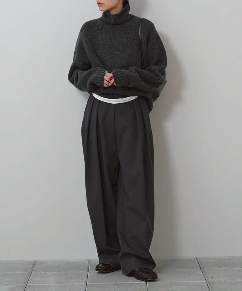 12月中旬～1月上旬頃入荷予定【TODAYFUL / トゥデイフル】Wool 100% Turtle Knit / ウール100%タートルニット