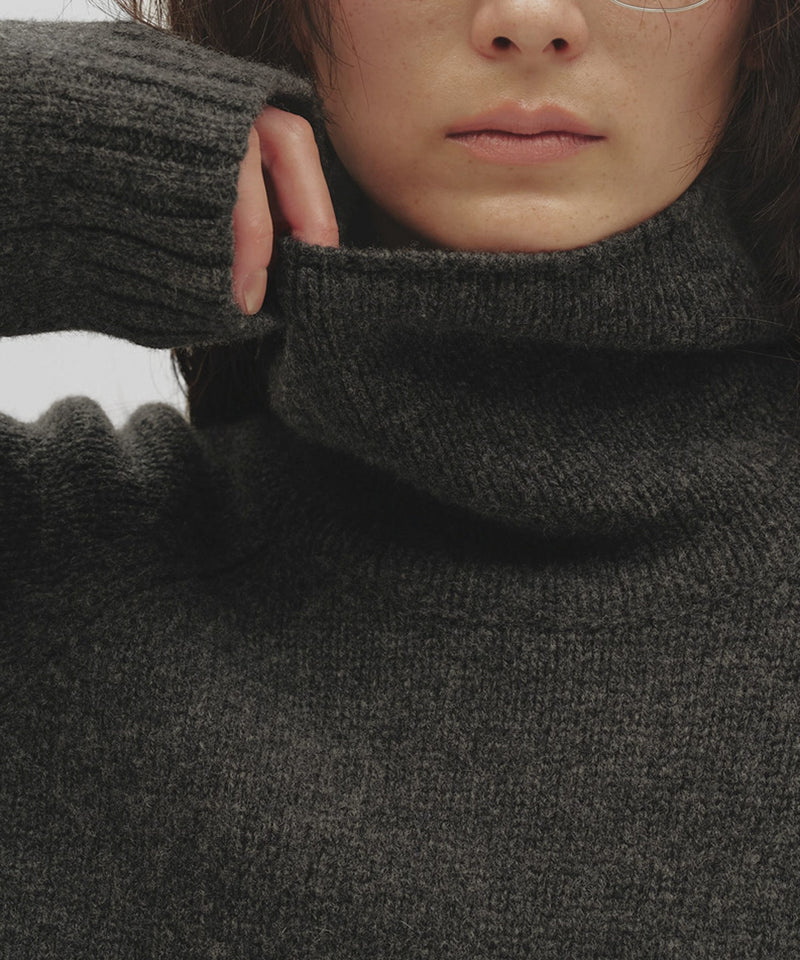 12月中旬～1月上旬頃入荷予定【TODAYFUL / トゥデイフル】Wool 100% Turtle Knit / ウール100%タートルニット