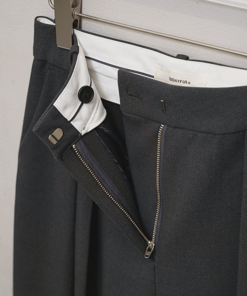 12月中旬入荷予定【TODAYFUL / トゥデイフル】Bonding Wide Trousers / ボンディングワイドトラウザーズ