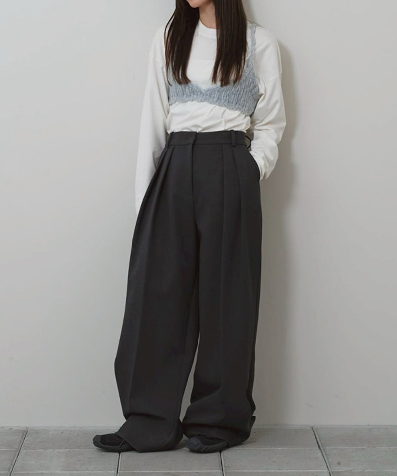 12月中旬入荷予定【TODAYFUL / トゥデイフル】Bonding Wide Trousers / ボンディングワイドトラウザーズ