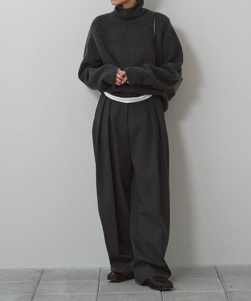 12月中旬入荷予定【TODAYFUL / トゥデイフル】Bonding Wide Trousers / ボンディングワイドトラウザーズ
