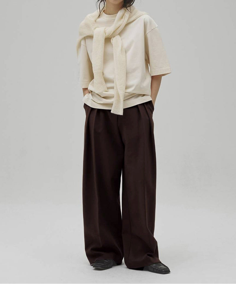12月中旬入荷予定【TODAYFUL / トゥデイフル】Bonding Wide Trousers / ボンディングワイドトラウザーズ
