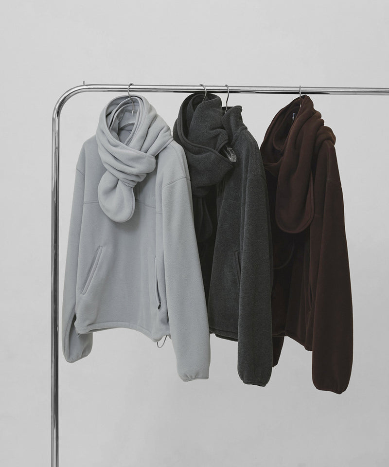 12月中旬～1月上旬頃入荷予定【TODAYFUL / トゥデイフル】Halfzip Fleece Pullover / ハーフジップフリースプルオーバー