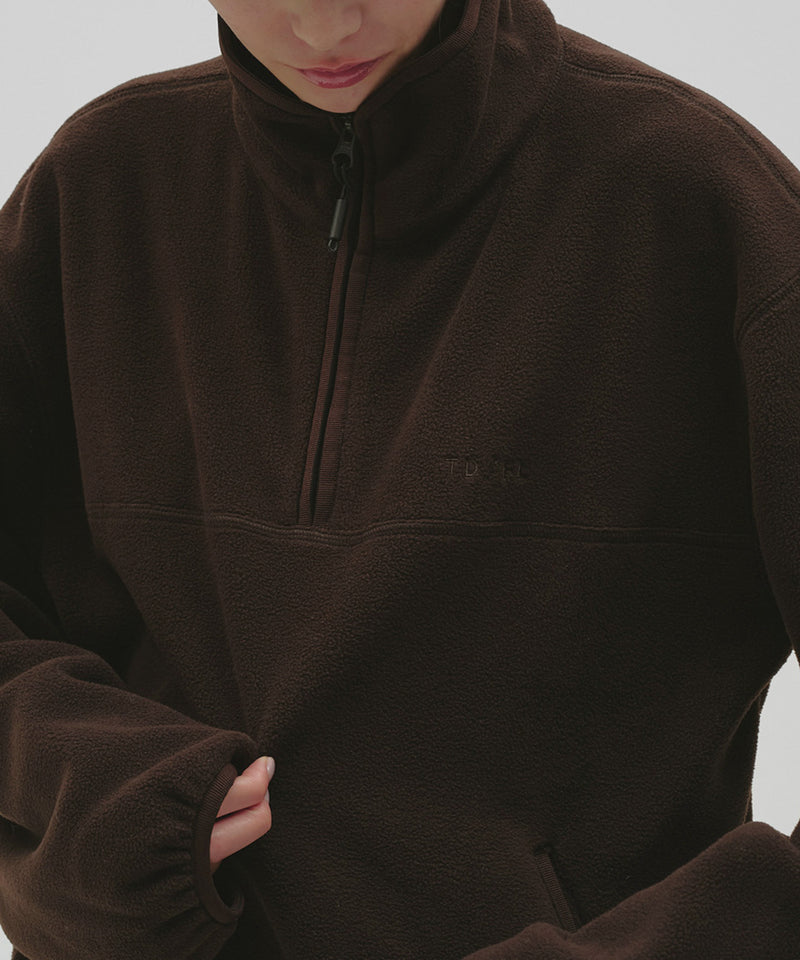 12月中旬～1月上旬頃入荷予定【TODAYFUL / トゥデイフル】Halfzip Fleece Pullover / ハーフジップフリースプルオーバー