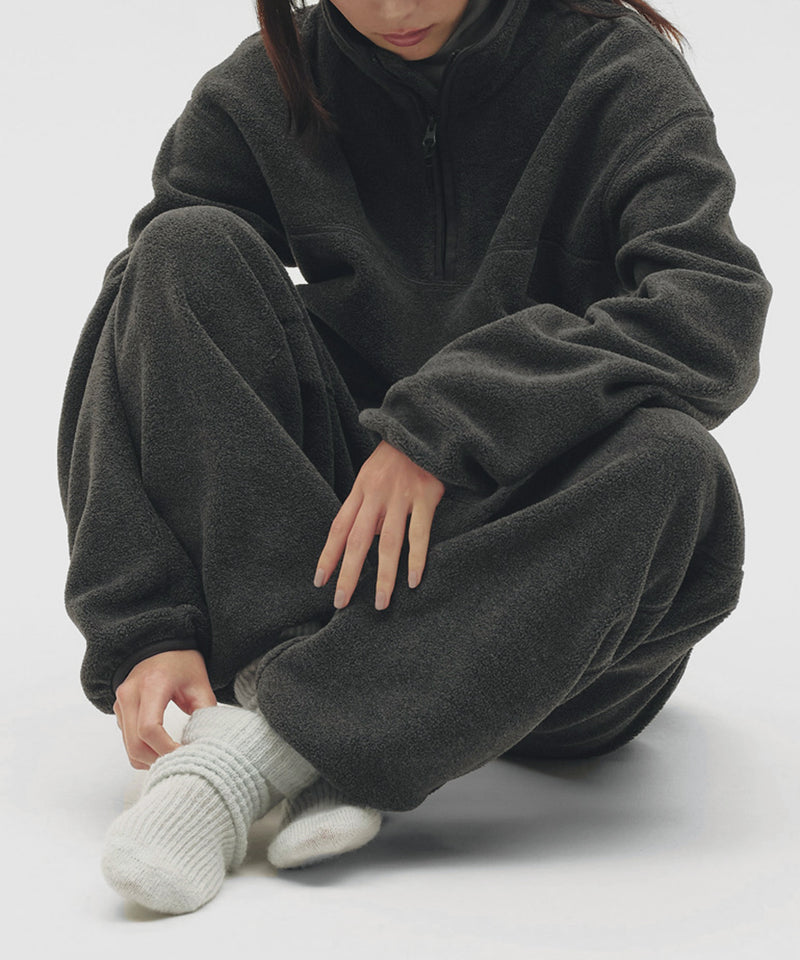 12月中旬～1月上旬頃入荷予定【TODAYFUL / トゥデイフル】Halfzip Fleece Pullover / ハーフジップフリースプルオーバー