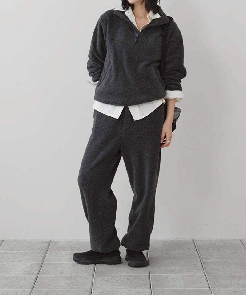 12月中旬～1月上旬頃入荷予定【TODAYFUL / トゥデイフル】Halfzip Fleece Pullover / ハーフジップフリースプルオーバー