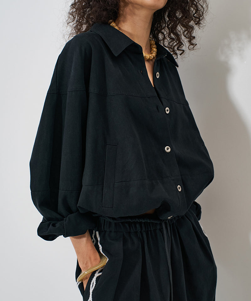 【YENN/イエン】ROUND VOLUME BLOUSON/ラウンドボリュームブルゾン