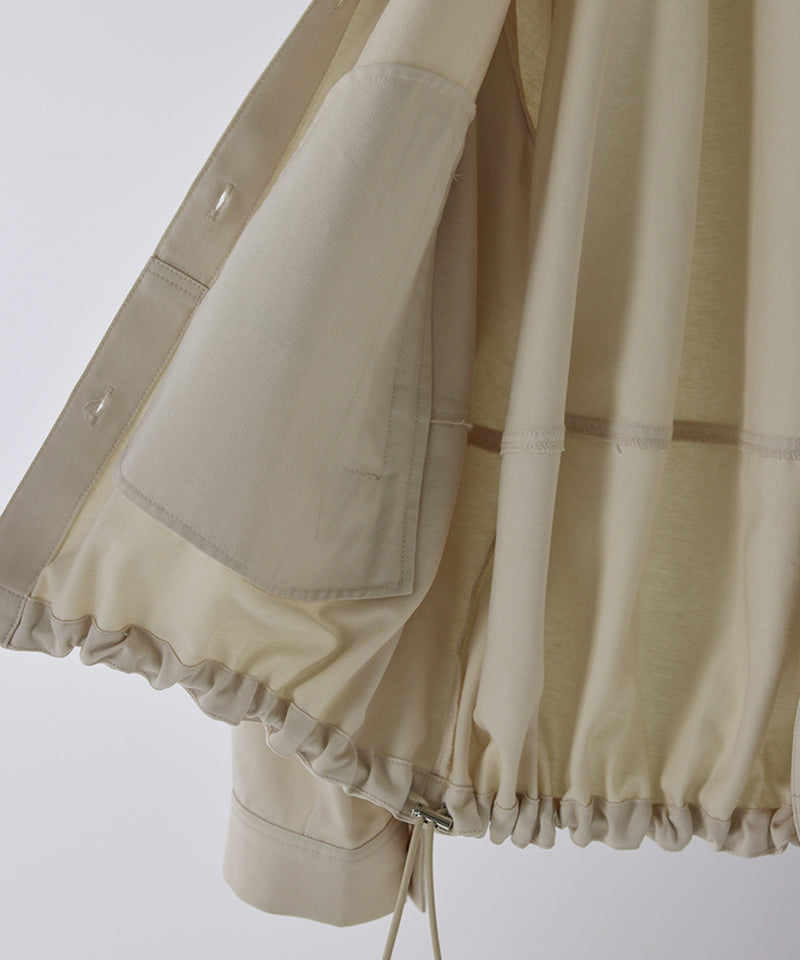 【YENN/イエン】ROUND VOLUME BLOUSON/ラウンドボリュームブルゾン