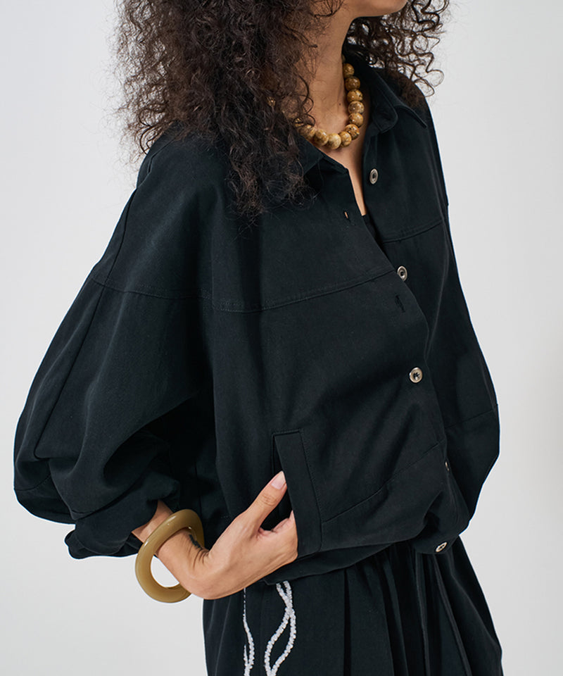 【YENN/イエン】ROUND VOLUME BLOUSON/ラウンドボリュームブルゾン