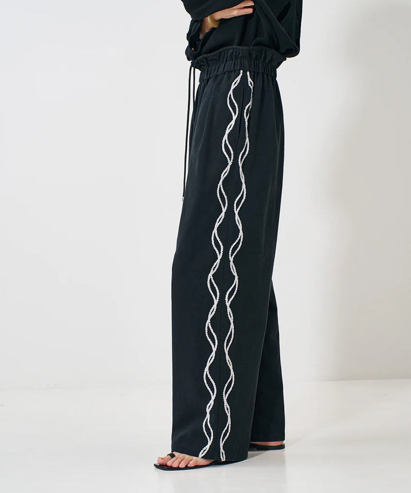 【YENN/イエン】CODE EMBRO PANTS/コードエンブロパンツ