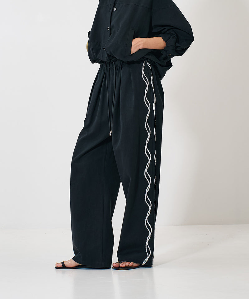 【YENN/イエン】CODE EMBRO PANTS/コードエンブロパンツ