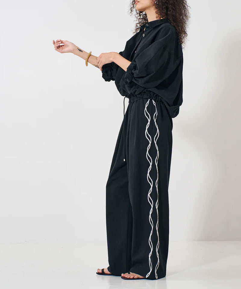 【YENN/イエン】CODE EMBRO PANTS/コードエンブロパンツ