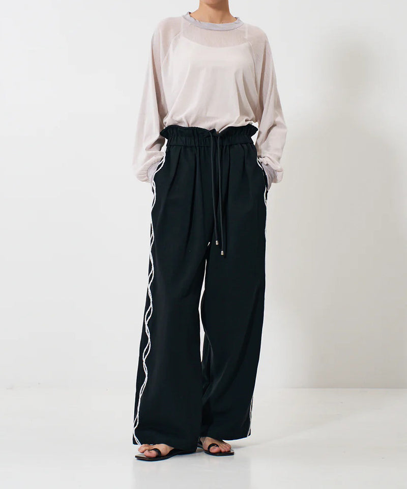 【YENN/イエン】CODE EMBRO PANTS/コードエンブロパンツ