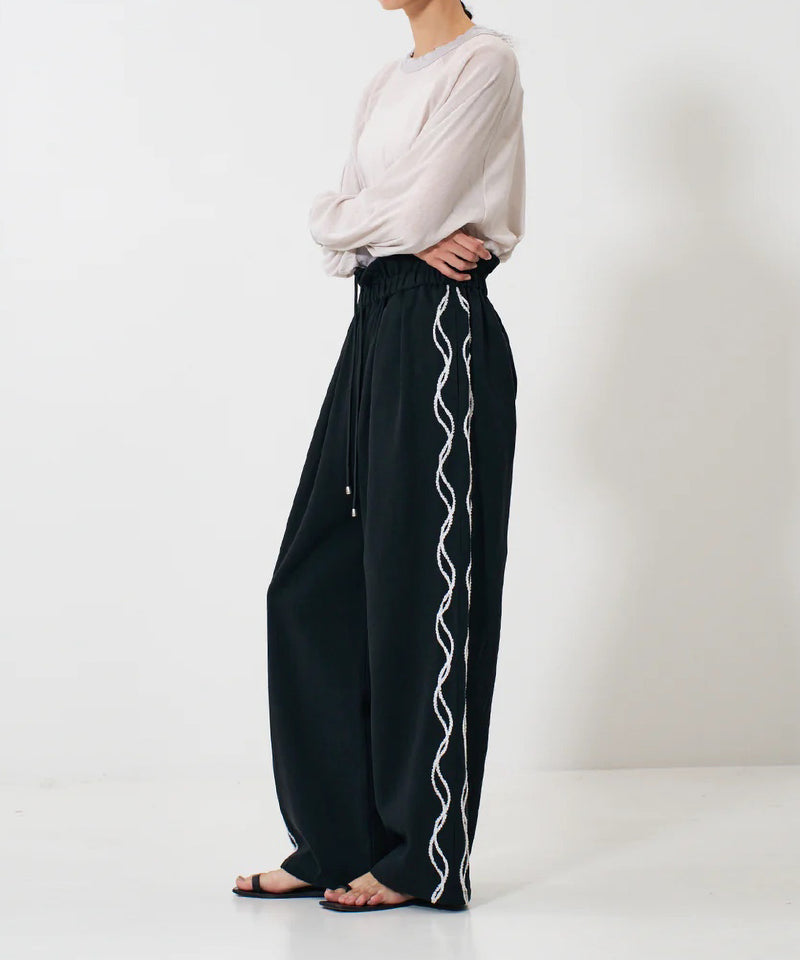 【YENN/イエン】CODE EMBRO PANTS/コードエンブロパンツ