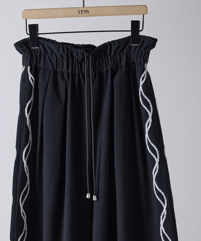 【YENN/イエン】CODE EMBRO PANTS/コードエンブロパンツ