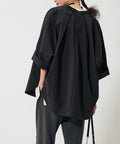 【YENN / イエン】ROUND FORM SHIRT / ラウンドフォームシャツ