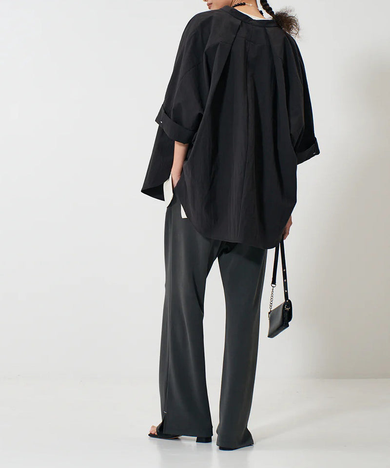 【YENN/イエン】ROUND FORM SHIRT/ラウンドフォームシャツ