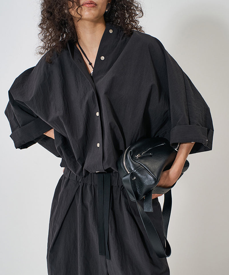 【YENN/イエン】ROUND FORM SHIRT/ラウンドフォームシャツ