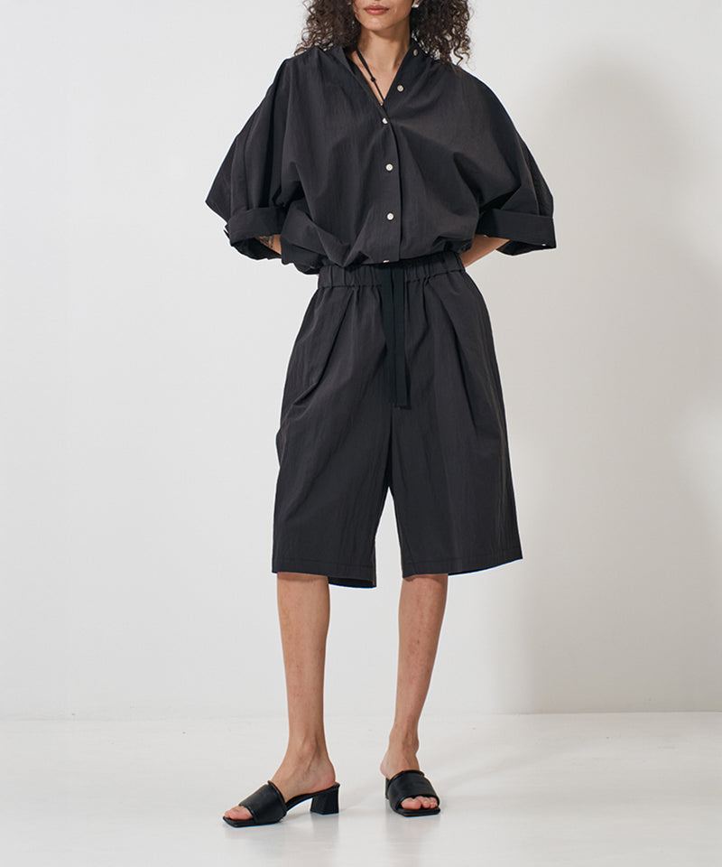 【YENN/イエン】ROUND FORM SHIRT/ラウンドフォームシャツ