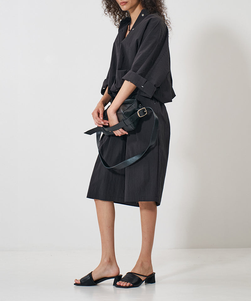 【YENN/イエン】ROUND FORM SHIRT/ラウンドフォームシャツ