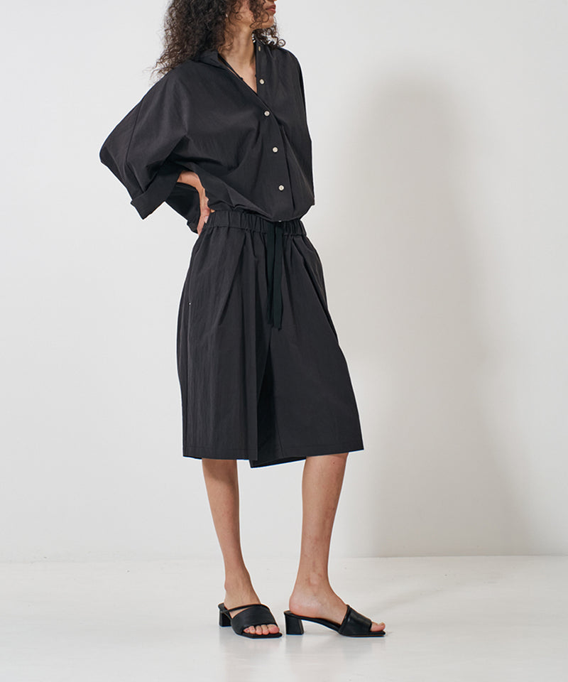 【YENN/イエン】ROUND FORM SHIRT/ラウンドフォームシャツ