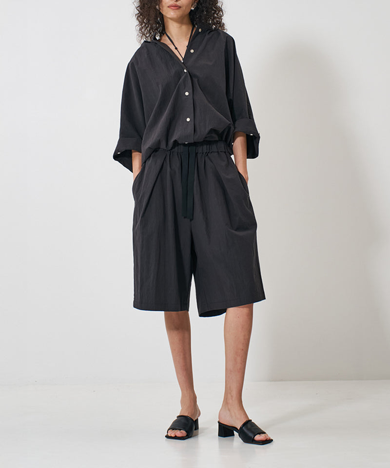 【YENN/イエン】ROUND FORM SHIRT/ラウンドフォームシャツ