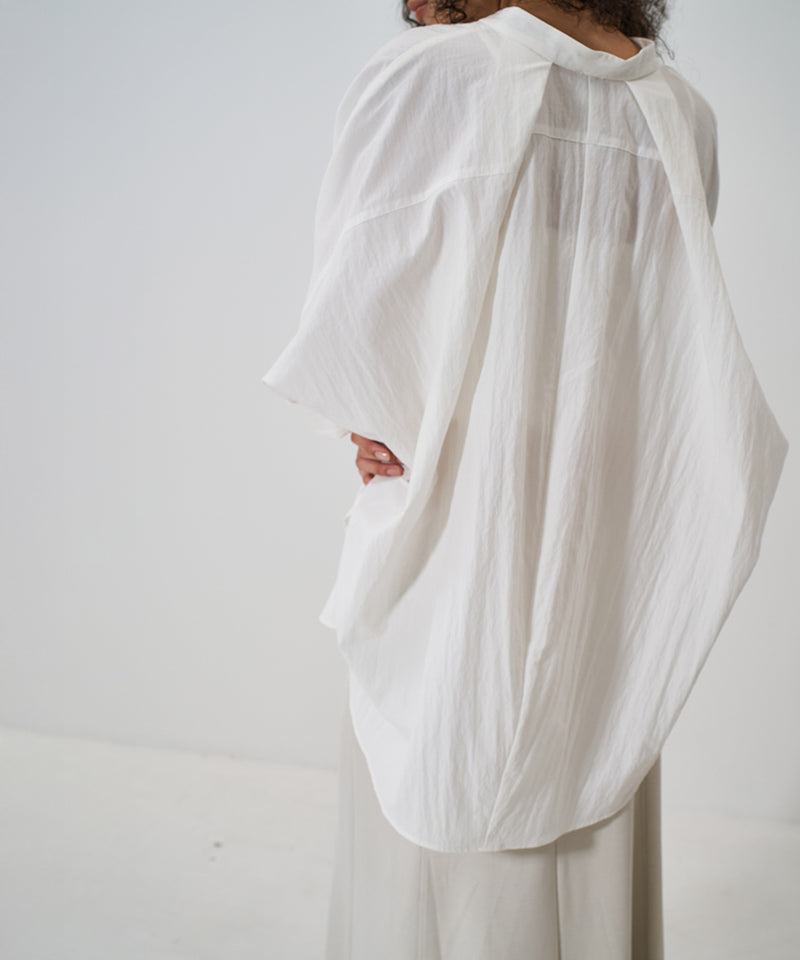 【YENN/イエン】ROUND FORM SHIRT/ラウンドフォームシャツ