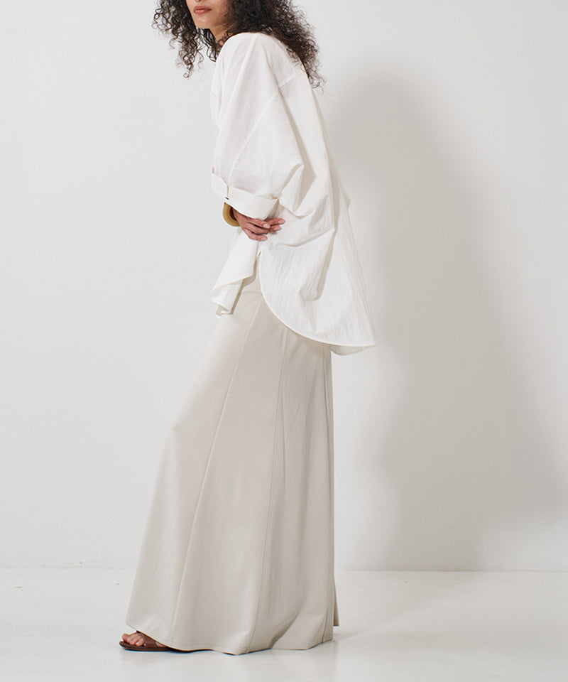 【YENN/イエン】ROUND FORM SHIRT/ラウンドフォームシャツ