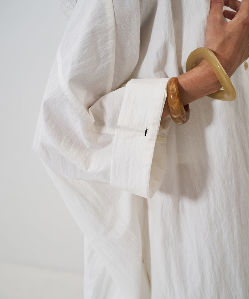 【YENN/イエン】ROUND FORM SHIRT/ラウンドフォームシャツ