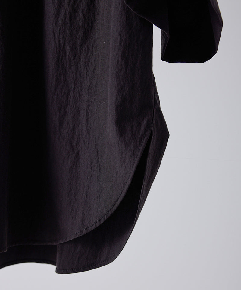 【YENN/イエン】ROUND FORM SHIRT/ラウンドフォームシャツ