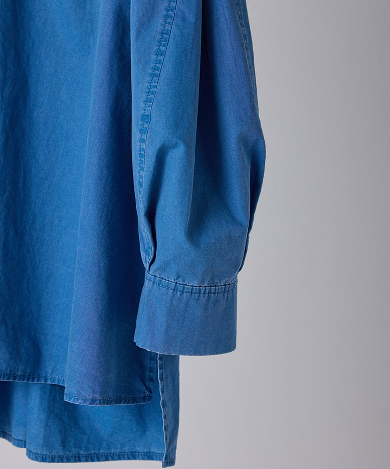 【YENN/イエン】PIGMENT WASHED SHIRT/ピグメントウォッシュドシャツ