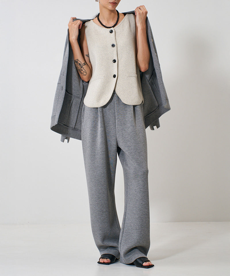 【YENN/イエン】SPONDISH TUCK PT/スポンディッシュタックパンツ