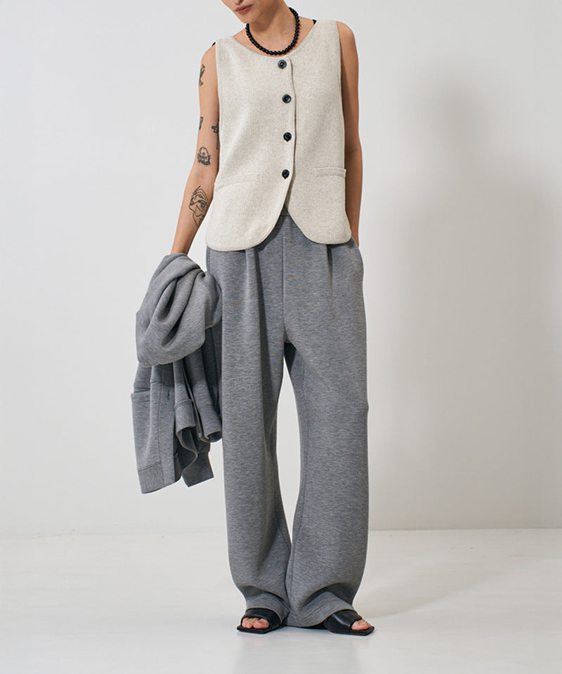 【YENN/イエン】SPONDISH TUCK PT/スポンディッシュタックパンツ