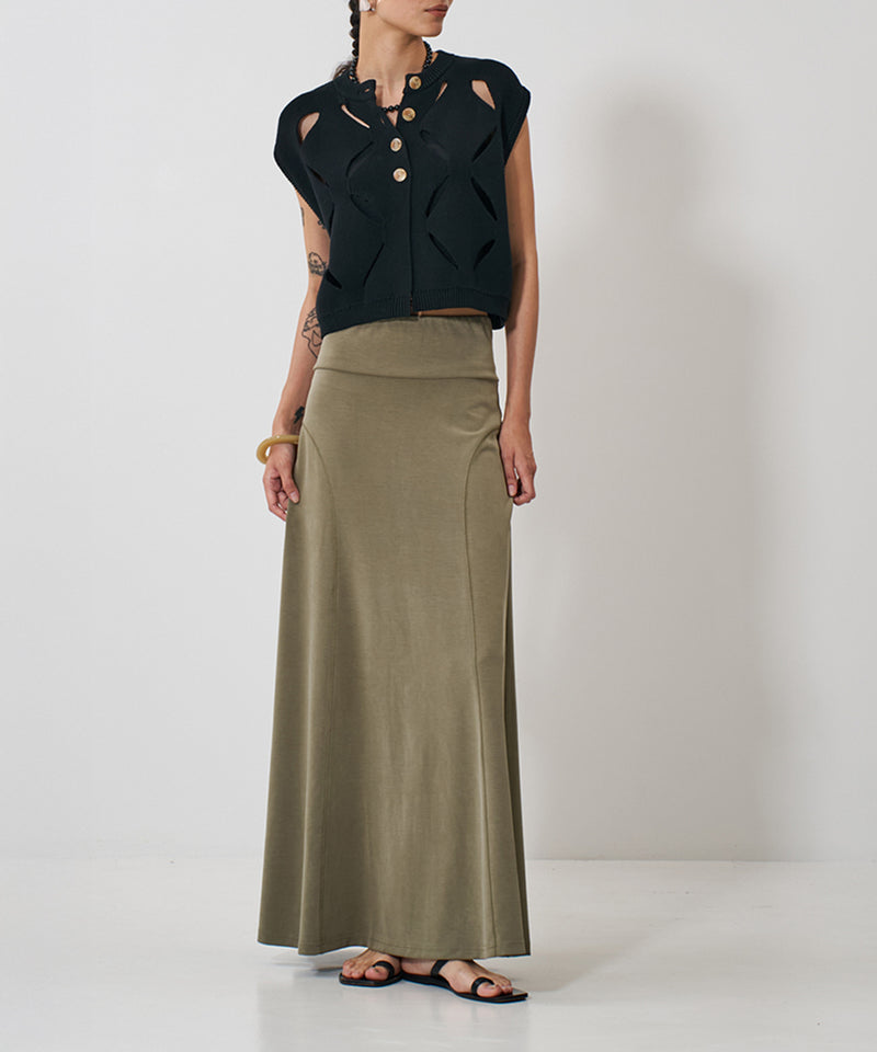 【YENN/イエン】CUT OUT PATTERN VEST/カットアウトパターンベスト