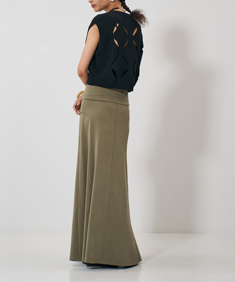 【YENN/イエン】CUT OUT PATTERN VEST/カットアウトパターンベスト