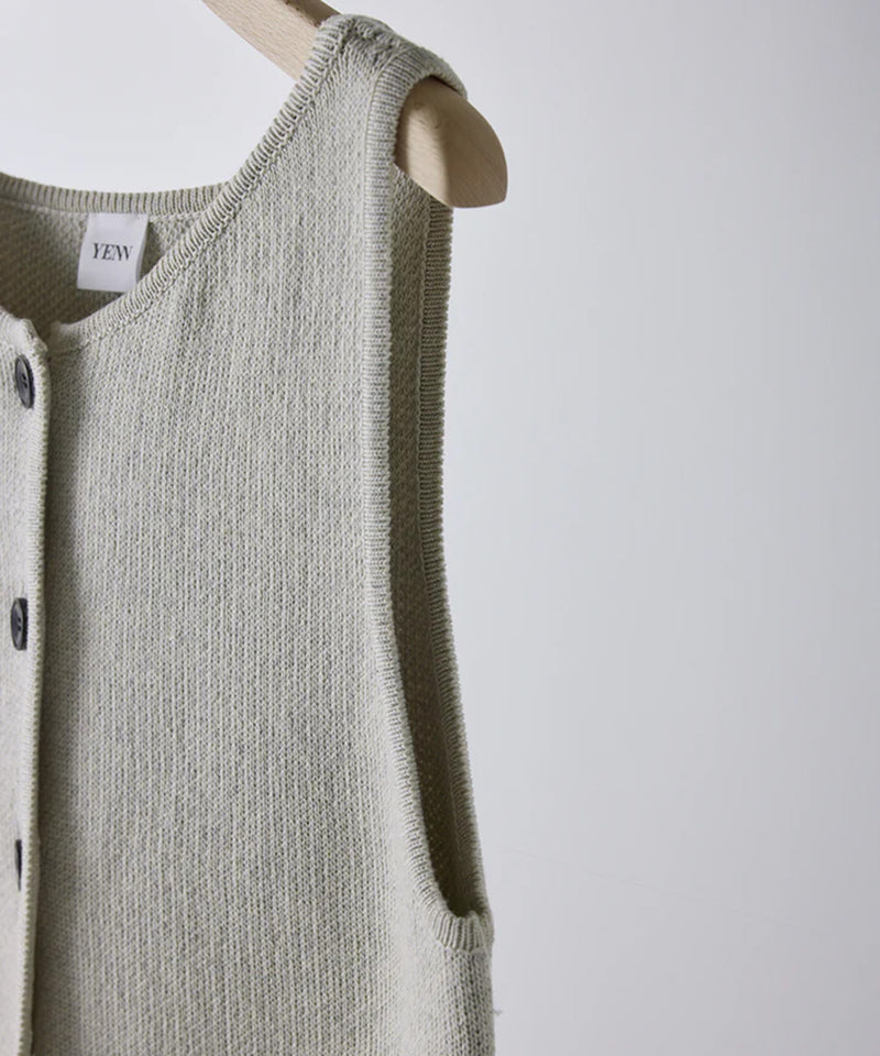 【YENN/イエン】BOAT NECK KNIT VEST/ボートネック ニット ベスト