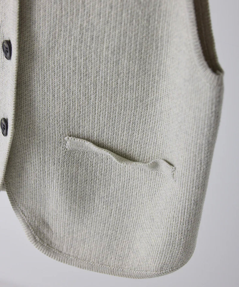 【YENN/イエン】BOAT NECK KNIT VEST/ボートネック ニット ベスト