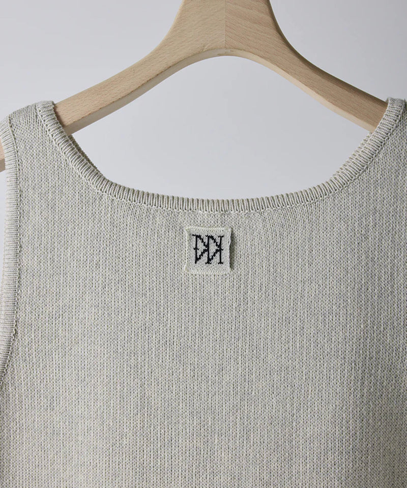 【YENN/イエン】BOAT NECK KNIT VEST/ボートネック ニット ベスト