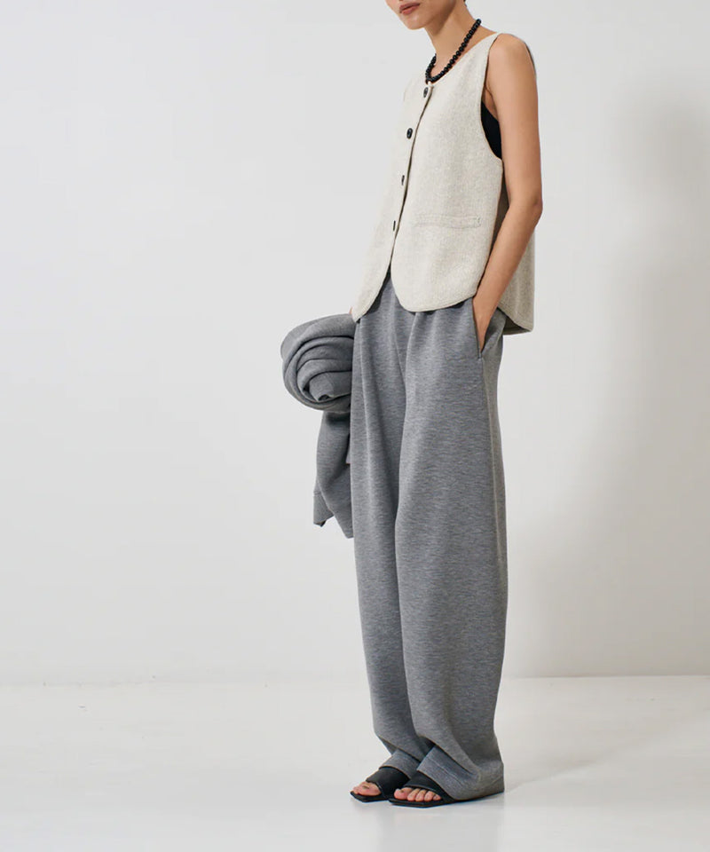 【YENN/イエン】BOAT NECK KNIT VEST/ボートネック ニット ベスト