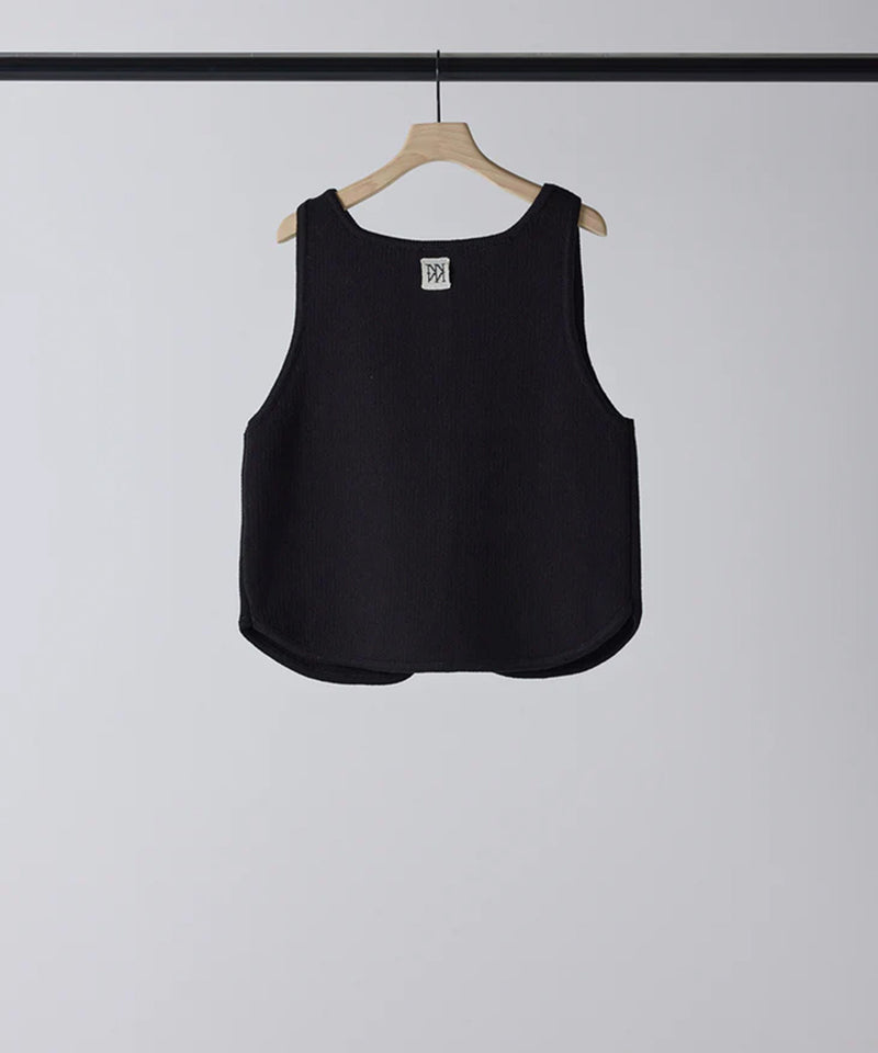 【YENN/イエン】BOAT NECK KNIT VEST/ボートネック ニット ベスト