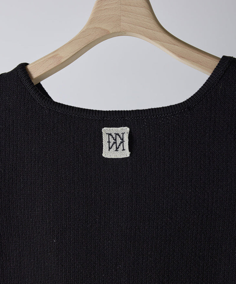【YENN/イエン】BOAT NECK KNIT VEST/ボートネック ニット ベスト