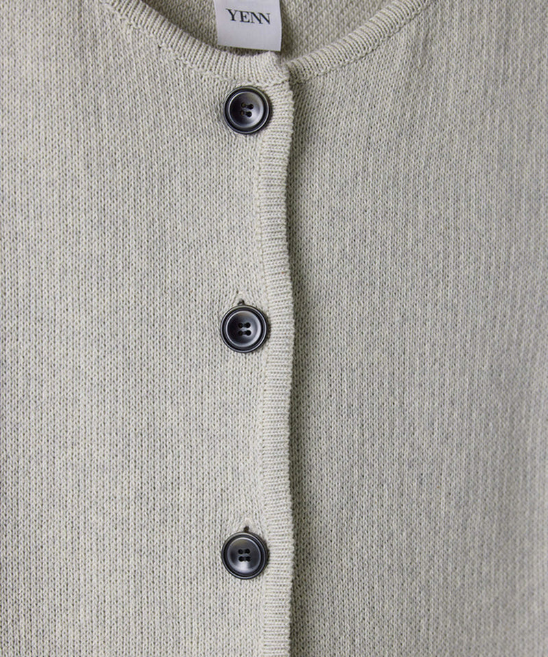 【YENN/イエン】BOAT NECK KNIT VEST/ボートネック ニット ベスト