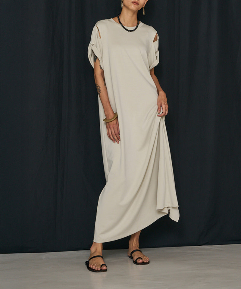 【YENN/イエン】EYELETS TEE DRESS/アイレットティードレス